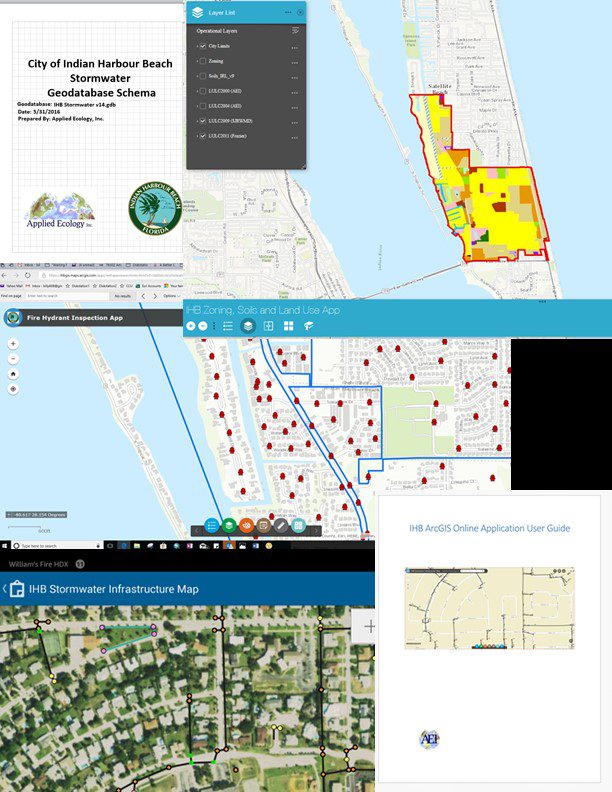 City of Indian Harbour Beach GIS program implementation (Infrastructure Life Cycle).